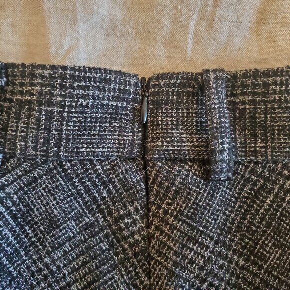 Zara Grey Twill A-line Mini Skirt - Picture 5 of 8